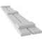 Ekena Millwork Americraft 2-Board, 3 Batten Exterior Real Wood Spaced Board-n-Batten Shutters, ARW401SB207X52STH, PR ARW401SB207X52STH - alternate 8